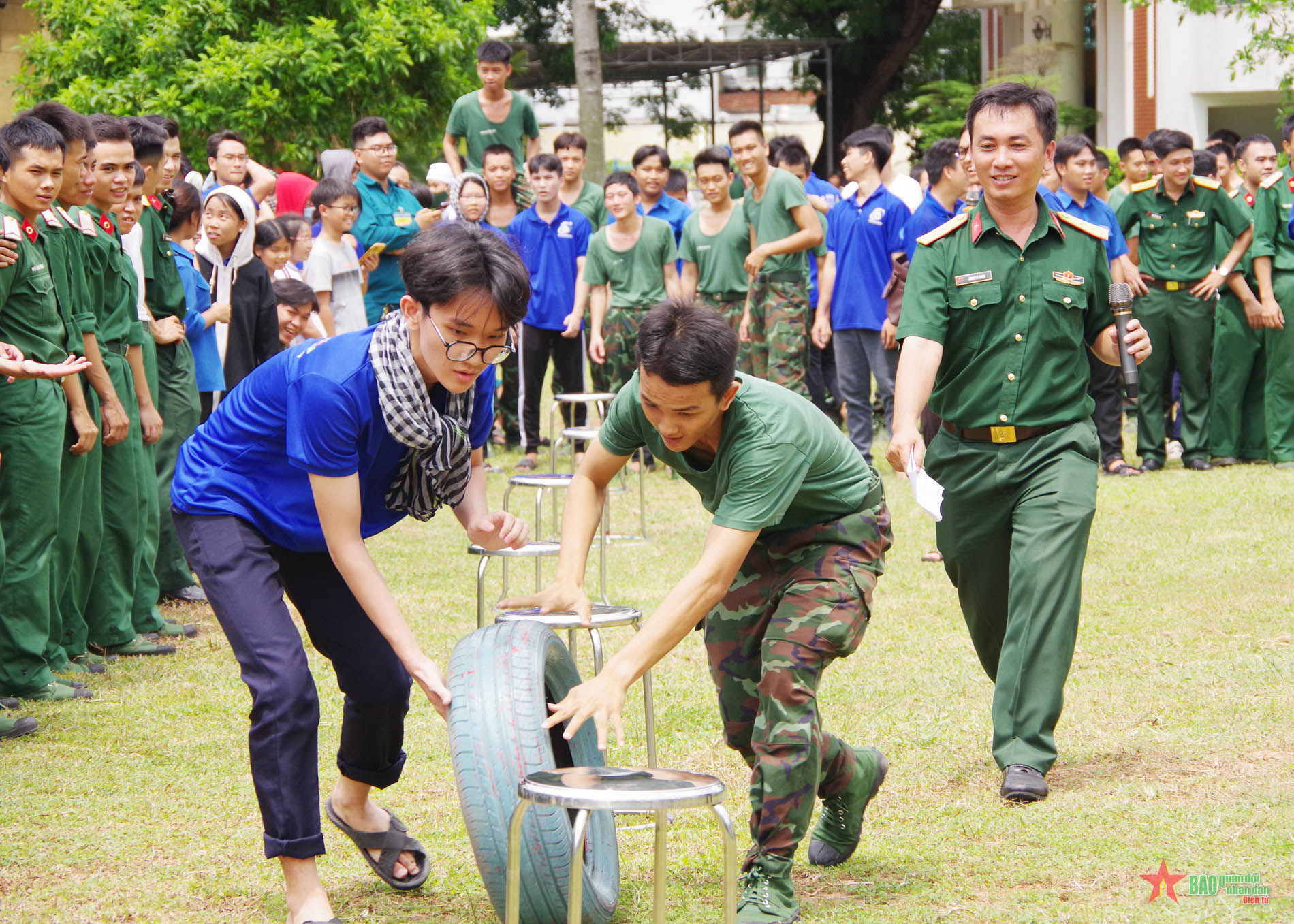 Hấp dẫn chương trình “Em là chiến sĩ hậu cần” 